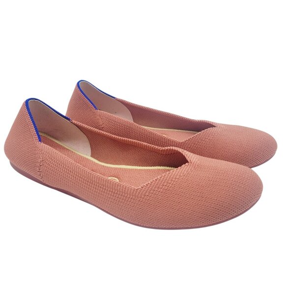 Rothy’s Shoes - Rothy's Rusted Coral Women's Flats Slip Ons Comfort Shoe Sz 9